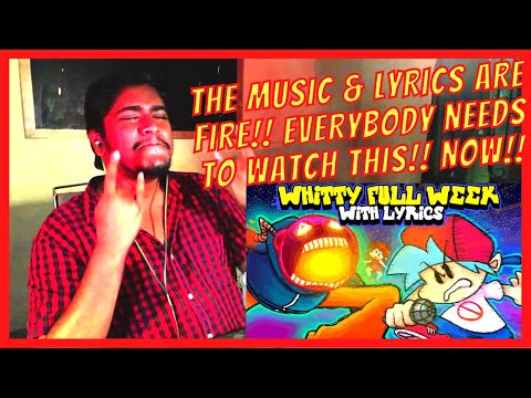 WHITTY FULL WEEK WITH LYRICS BY RECD REACTION!!! - FRIDAY NIGHT FUNKIN THE MUSICAL!! (LYRICAL COVER)
