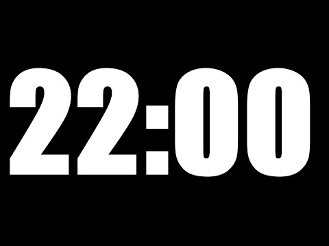 22 MINUTE TIMER | LOUD ALARM  ⏰