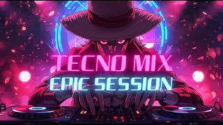 💥 HYPER-TECHNO MIX 2025 🎧 Remix of Popular Songs for Focus 🖤 | Study / Work / Concentration