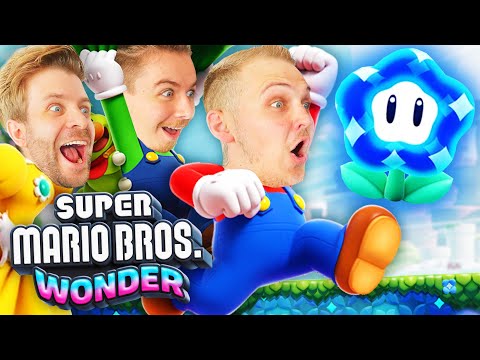 3 Idioten rasen durch das Blumenkönigreich! 🌷 Super Mario Bros. Wonder Co-Op #1