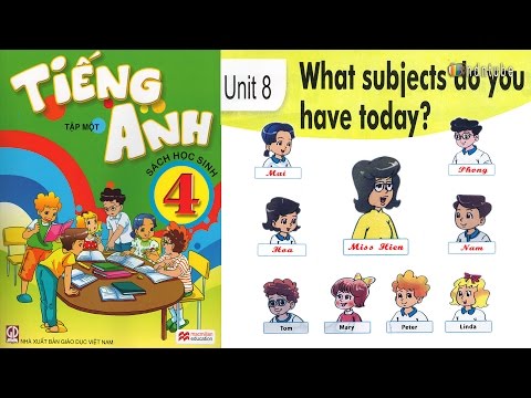 Tiếng Anh Lớp 4: UNIT 8 WHAT SUBJECTS DO YOU HAVE TO DAY - FullHD 1080P