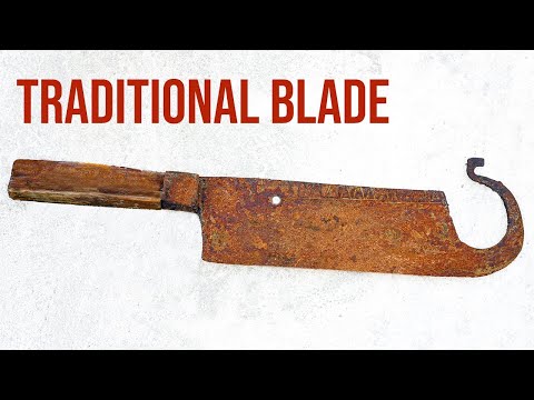 RESTORATION Rusty Old Cleaver — Saving a DESTROYED Tool