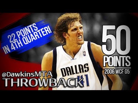 Dirk Nowitzki Full Highlights 2006 WCF Game 5 vs Suns - UNREAL 50 Pts, 22 in 4th Quarter!
