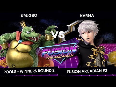 Fusion Arcadian #2 - Krugbo (King K Rool) vs Karma (Robin) - Pools - Winners Round 2