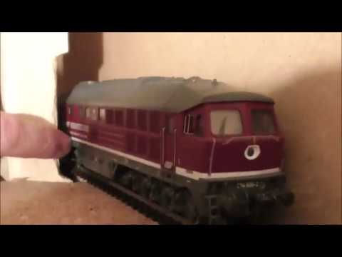 Bau meiner neuen HO Anlage Teil 11 Gleise verlegen und neuer Zug