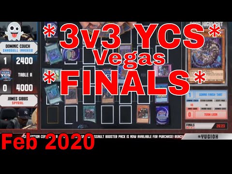 3v3 Team Ycs Vegas Finals Yugioh 2020 (With Commentary)