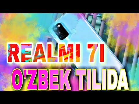 REALMI 7I- O'ZBEK TILIDA//TEXNIK XUSUSIYTLARI VA NARXI