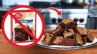 How to make Betty Crocker Fudge Brownies from scratch