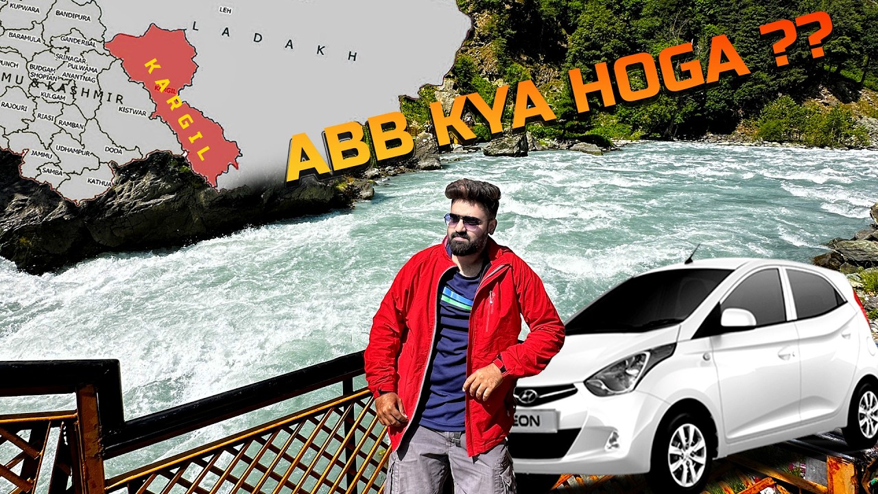Disputed Kargil ! Kya hoga agey? Zozila Pass Mein Fassi Hyundai Eon | Lucknow to Ladakh Road Trip