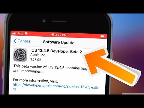 iOS 13.4.5 Beta How To Update iPhone To New iOS 13.4.5 Version