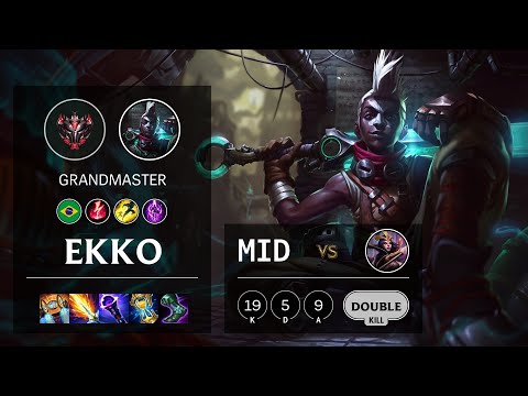 Ekko Mid vs LeBlanc - BR Grandmaster Patch 10.25b