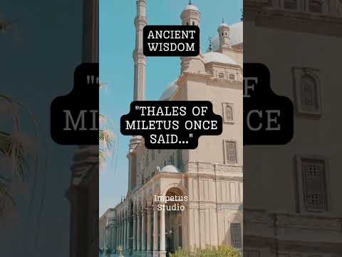 Know Thyself: Discovering Truth with Thales of Miletus