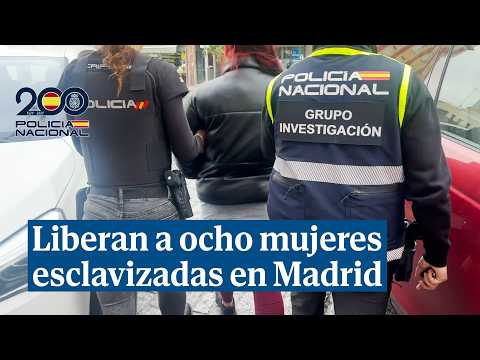 Alliberen vuit dones d'un narcoprostíbul de Madrid esclavitzades 24 hores al dia