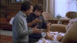 Three Men And a Cradle / 3 hommes et un couffin (1985) - Trailer