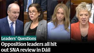 SNA row continues in Dáil as opposite leaders unite