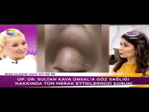 Op. Dr. Sultan Kaya Ünsal – Show TV – Göz Çevresi Estetiği ve Katarakt Cerrahisinde Zepto Teknolojisi