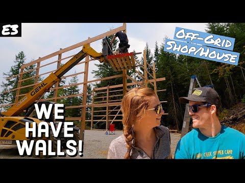 BUILDING & Standing Up Our Walls! | E3