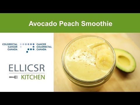 Avocado Peach Smoothie