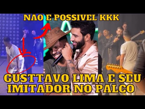 Gusttavo Lima CAUSA com seu IMITADOR Áureo no Palco em Luziânia-GO e diverte os fãs kkkk