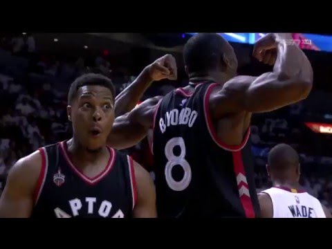 Raptors Highlights: Biyombo Posterizes Stoudemire - May 9, 2016