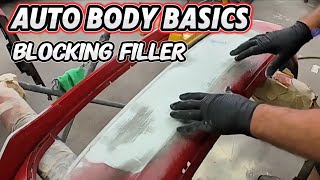 AUTO BODY BASIC: BLOCKING BODY FILLER