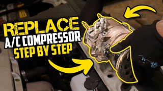 Replace A/C Compressor Toyota Sienna | Air Conditioning Highlander Hybrid Camry Solara