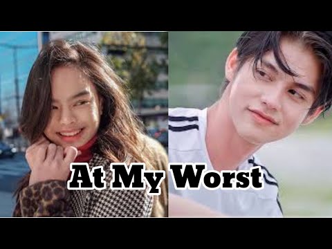 At My Worst - Bright Vachirawit & Ally Achiraya ( Lyrics.)