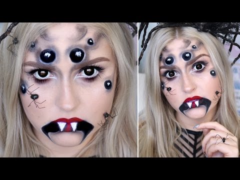 Creepy Spider Halloween Makeup ♡ Arachnid Queen Tutorial Video