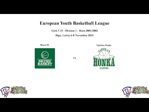 Skuru Basket (Sweden) vs Tapiolan Honka (Finland) - EGBL - 2015-11-08