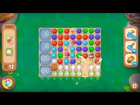 Gardenscapes level 14054 Gameplay HD