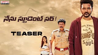 Nenu Student Sir Teaser | Bellamkonda Ganesh & Avantika Dassani | Mahati Swara Sagar