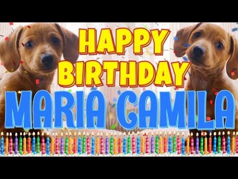 Happy Birthday Maria Camila! ( Funny Talking Dogs ) What Is Free On My Birthday