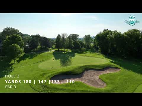 Crystal Lake Golf Club - Hole 2 Drone Flyover