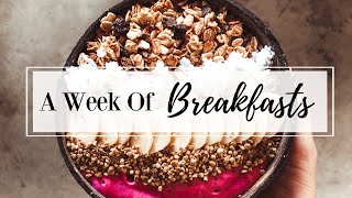 A Week of Breakfasts #2 || Gluten- Free, Quick Meals
