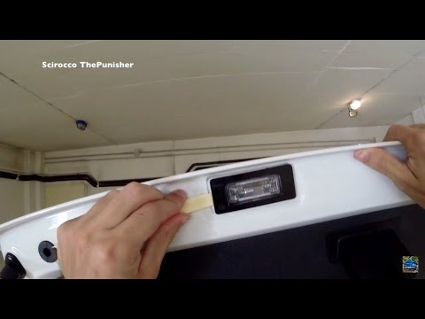 How to Change License Plate Bulb-Lights AUDI TT