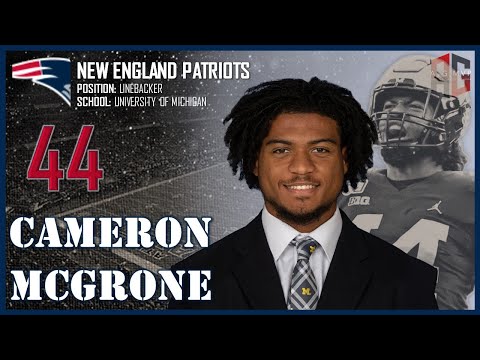 NEW ENGLAND PATRIOTS: Cameron McGrone ᴴᴰ
