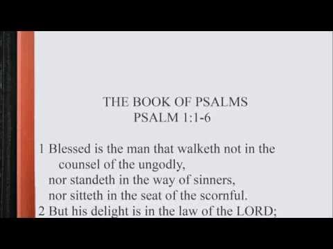 Psalm 1:1-6 ♩♫ KJV Scripture Song [Alternate version], Full Chapter