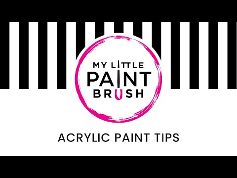 Acrylic Paint Tip: Dilute your paint!