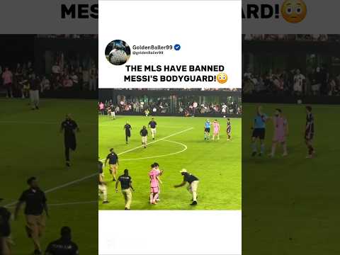 The MLS have decided to ban Lionel Messi's bodyguard Yassine Cheuko from the pitch.❌️