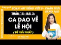 Vở bài tập Tiếng Việt Lớp 5 Bài 3: Ca dao về lễ hội