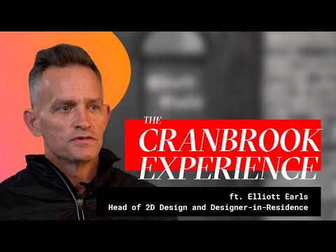 The Cranbrook Experience, Elliott Earls, Head of 2D Design and Designer-in-Residence