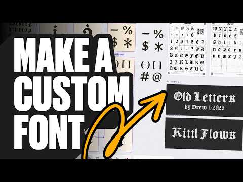 How Easily Make A Custom Font With Kittl Flows
