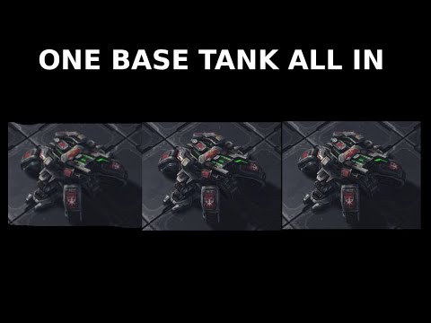 Terran Build Order: One Base Tank All In (StarCraft 2)