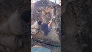 Video thumbnail of Touch Your Toes, V6. Lake Tahoe