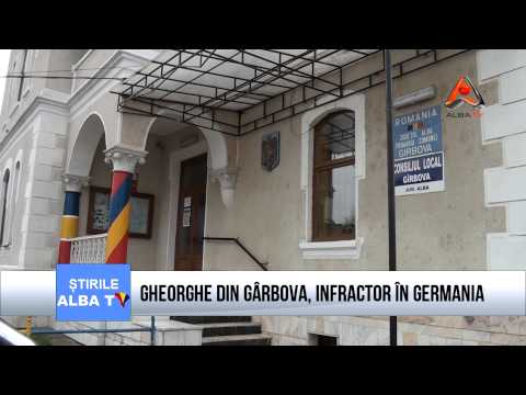 GHEORGHE DIN GARBOVA, INFRACTOR IN GERMANIA