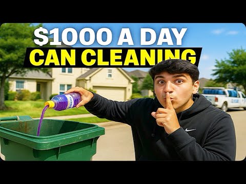 How To Start A $1000/Day Trash Can Cleaning Business