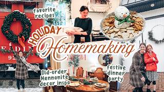 HOLIDAY HOMEMAKING: festive dinner party, batch gifts, board party + favorite recipes | VLOGMAS 2025