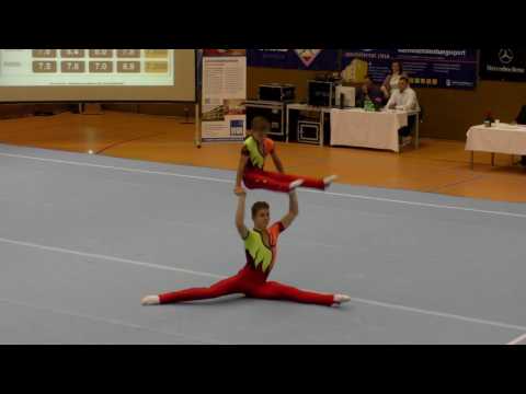 Sachsenpokal 2016   121   023   Men's Pair   Junior 1   Balance   GER   SC Riesa GER, Nils Beuven &