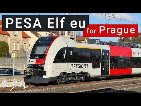 TRIP REPORT | PESA Elf eu for Prague | RegioJet | S61 Prague to Úvaly | New Suburban Train