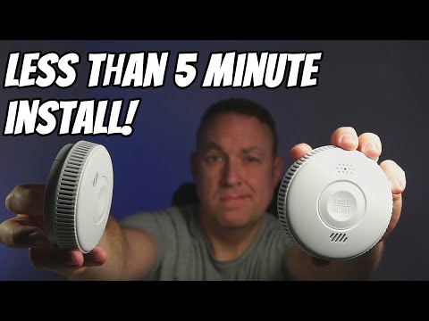 Install these Wireless Interconnected Smoke Detector Fire Alarms in less than 5 minutes!